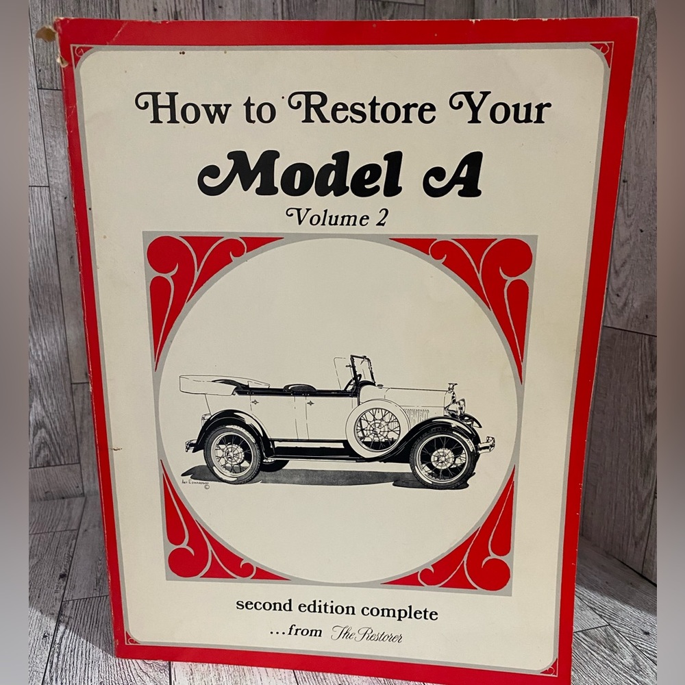 Ford Model A repair book